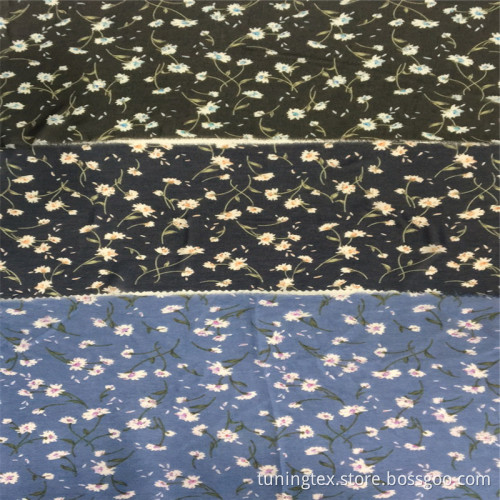 100% Polyester Print Fabric For Woman's Skirt